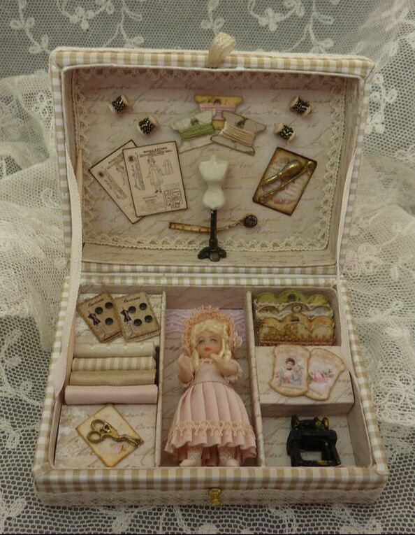 Doll in a trunk